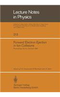 Forward Electron Ejection in Ion Collisions