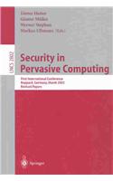 Security in Pervasive Computing