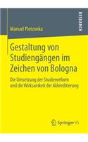Gestaltung Von Studiengängen Im Zeichen Von Bologna