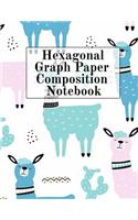 Hexagonal Graph Paper Composition Notebook
