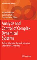 Analysis and Control of Complex Dynamical Systems