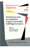 Interference and normalization in genre-controlled multilingual corpora