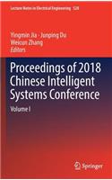 Proceedings of 2018 Chinese Intelligent Systems Conference