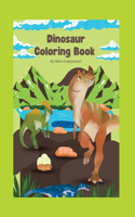 Dinosaur coloring book