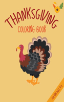 Thanksgiving Coloring Book For Kids Ages 4-8