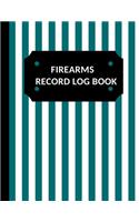 Firearms Record Log Book: Inventory Log Book, Firearms Acquisition And Disposition Insurance Organizer Record Book, Blue & White Cover