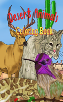 Desert Animals Coloring Book: Grand Canyon Animals Coloring Book - Desert Life