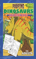 Pooping Dinosaurs Coloring Book For Adults