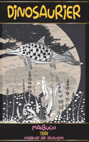 Malbuch - Malbücher für Erwachsene - Tiere - Dinosaurier