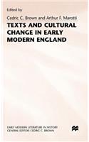 Texts and Cultural Change in Early Modern England