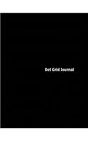 Dot Grid Journal: Black Dot Grid Journal