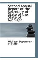 Second Annual Report of the Secretary of State of the State of Michigan