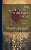 Miscellaneous Writings of Pascal