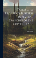 Tables ... to Facilitate Business in Several Branches of the Copper Trade