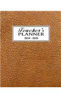 Teacher's Planner 2019 - 2020: Organizing Made Easy + Lesson Planning and Record-Keeping Track All Class Details with This Practical Record Book for 2019-2020 Includes 2-Page Per 