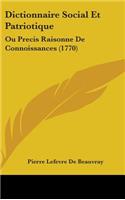 Dictionnaire Social Et Patriotique