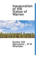 Inauguration of the Statue of Warren
