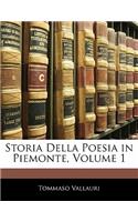 Storia Della Poesia in Piemonte, Volume 1: (Italian)