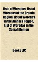 Lists of Woredas