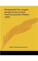 Denkschrift Uber August Joseph Corda's Leben Und Literarisches Wirken (1852)