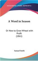 A Word in Season