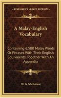 A Malay-English Vocabulary