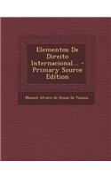 Elementos de Direito Internacional...
