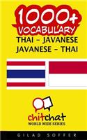 1000+ Thai - Javanese Javanese - Thai Vocabulary