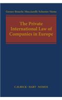 Private International Law of Companies in Europe
