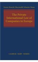 Private International Law of Companies in Europe