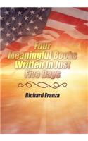 Four Meaningful Books Written In Just Five Days