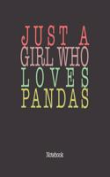 Just A Girl Who Loves Pandas.