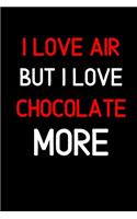 I Love Air But I Love Chocolate More