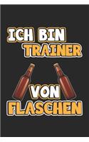 Ich bin Trainer von Flaschen: Monatsplaner, Termin-Kalender - Geschenk-Idee für Trainer - A5 - 120 Seiten