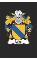 Leoz: Leoz Coat of Arms and Family Crest Notebook Journal (6 x 9 - 100 pages)