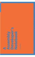 A Assembly Developer's Notebook: 150 Dotted Grid Pages customized for Assembly Programmers and Developers with individually Numbered Pages. Notebook with Vibrant Colour Softcover de(16 A Dev NB Blue and Orange)