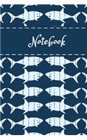 Notebook: Cute Shark Cartoon Themed Cover Notebook For Girls Boys Kids Man Women For School & Taking Ideas - Perfect Gift Journal For Shark Lovers.