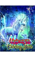 Unicorn Coloring Book: An Adult Coloring Book with Magical Animals, Cute Princesses, and Fantasy Scenes for Relaxation