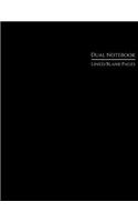 Dual Notebook Lined/Blank Pages