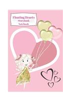 Floating Hearts Storybook Notebook