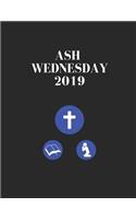 Ash Wednesday 2019: Lined Note Pad