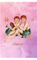 Gemini: Zodiac Starsign Notebook - 120-Page Lined Gemini Journal(4 Zodiac Notebooks)