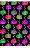 Bullet Journal Notebook Abstract Sketchy Trees Pattern 8