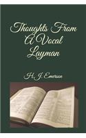 Thoughts From A Vocal Layman