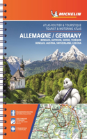 Michelin Germany, Benelux, Austria, Switzerland, Czechia Tourist & Motoring Atlas (Bi-Lingual): Road Atlas