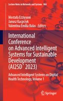 International Conference on Advanced Intelligent Systems for Sustainable Development (AI2SD’2023)