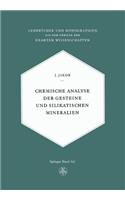 Chemische Analyse Der Gesteine Und Silikatischen Mineralien