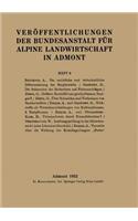 Veröffentlichungen der Bundesanstalt für alpine Landwirtschaft in Admont