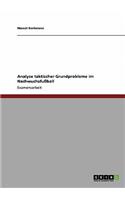Analyse taktischer Grundprobleme im Nachwuchsfußball: (German)
