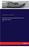 Mitteilungen der Deutschen Gesellschaft für Natur- und Völkerkunde Ostasiens